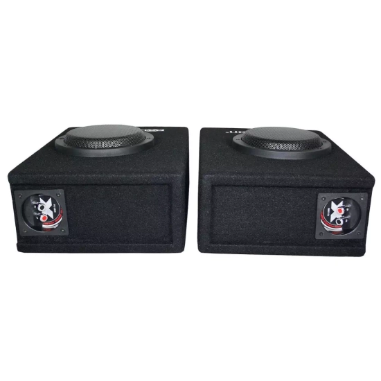 Excursion PX-US65 2 pasywne subwoofery pod siedzenia samochodowe z głośnikami 165mm - 200/600W, 2ohm, obudowy bass-reflex z MDF dla prawej i lewej str